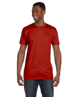 Hanes Combed Cotton T-Shirt 4980 | Deep Red - Front