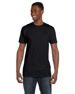 Hanes Combed Cotton T-Shirt 4980 | Black - Front