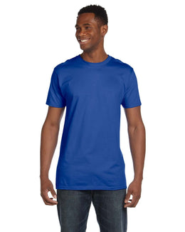 Hanes Combed Cotton T-Shirt 4980 | Deep Royal - Front
