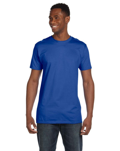 Hanes Combed Cotton T-Shirt 4980 | Deep Royal - Front