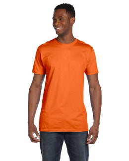 Hanes Combed Cotton T-Shirt 4980 | Orange - Front