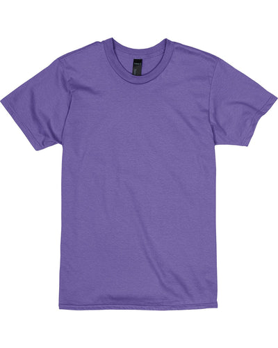 Hanes Combed Cotton T-Shirt 4980 | Purple - Front
