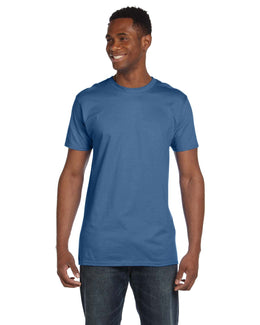 Hanes Combed Cotton T-Shirt 4980 | Heather Blue - Front