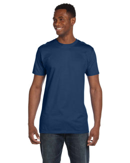 Hanes Combed Cotton T-Shirt 4980 | Heather Navy - Front