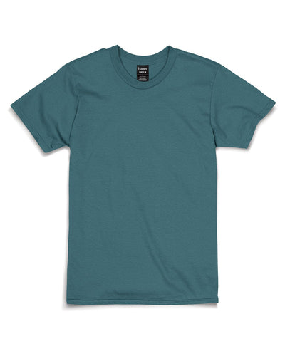 Hanes Combed Cotton T-Shirt 4980 | Cactus Heather - Front