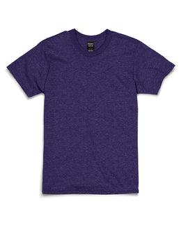 Hanes Combed Cotton T-Shirt 4980 | Grape Smash Hthr - Front