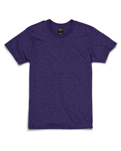 Hanes Combed Cotton T-Shirt 4980 | Grape Smash Hthr - Front