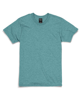 Hanes Combed Cotton T-Shirt 4980 | Marbled Grn Clay - Front