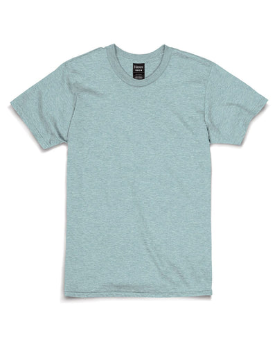 Hanes Combed Cotton T-Shirt 4980 | Marbled Ice Fall - Front