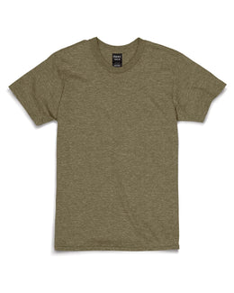 Hanes Combed Cotton T-Shirt 4980 | Oregano Heather - Front