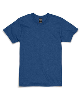 Hanes Combed Cotton T-Shirt 4980 | Regal Navy Hthr - Front