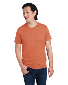 Hanes Combed Cotton T-Shirt 4980 | Pumpkin Heather - Front