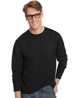 Hanes 100% Ringspun Cotton Nano-T Long Sleeve T-Shirt