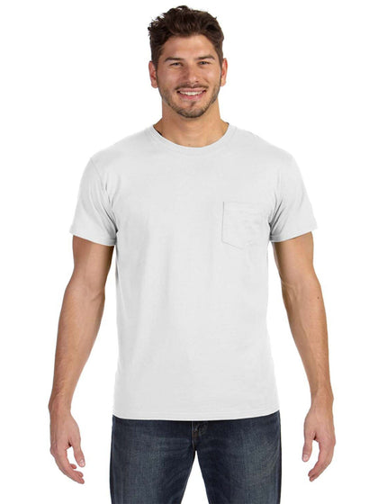 Hanes 100 Ringspun Cotton Nano Pocket T Shirt CheapesTees