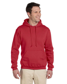 Jerzees SuperSweats Hooded Pullover Sweatshirt 4997 | True Red - Front