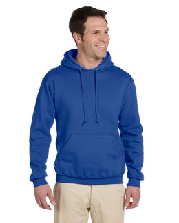 Jerzees SuperSweats Hooded Pullover Sweatshirt 4997 | Royal - Front