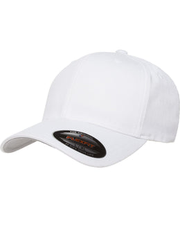 Yupoong 6-Panel Structured Mid-Profile Cap 5001 | White - Front