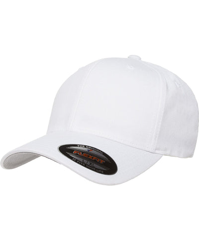 Yupoong 6-Panel Structured Mid-Profile Cap 5001 | White - Front