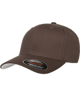 Yupoong 6-Panel Structured Mid-Profile Cap 5001 | Brown - Front