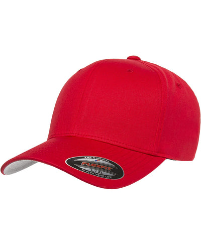 Yupoong 6-Panel Structured Mid-Profile Cap 5001 | Red - Front