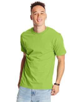 Hanes Beefy-T T-Shirt 5180 | Lime - Front