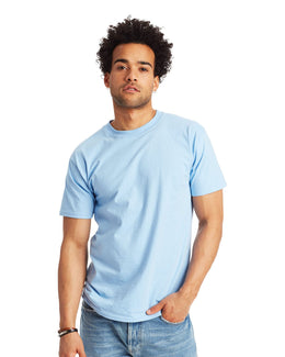 Hanes Beefy-T T-Shirt 5180 | Light Blue - Front