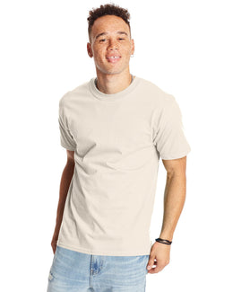 Hanes Beefy-T T-Shirt 5180 | Natural - Front