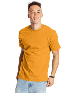 Hanes Beefy-T T-Shirt 5180 | Gold - Front