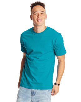 Hanes Beefy-T T-Shirt 5180 | Teal - Front