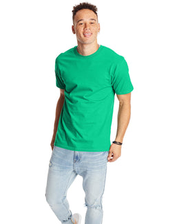 Hanes Beefy-T T-Shirt 5180 | Kelly Green - Front