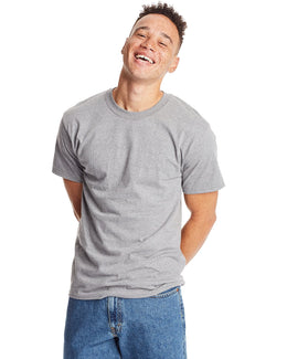 Hanes Beefy-T T-Shirt 5180 | Oxford Gray - Front