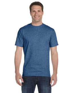 Hanes Beefy-T T-Shirt 5180 | Heather Blue - Front