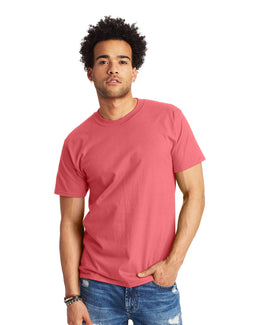 Hanes Beefy-T T-Shirt 5180 | Charisma Coral - Front