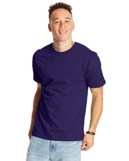Hanes Beefy-T T-Shirt 5180 | Grape Smash - Front