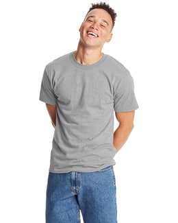 Hanes Tall Beefy-T 518T | Ash - Front
