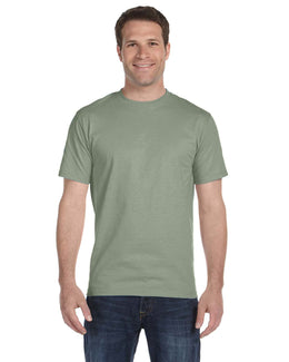 Hanes ComfortSoft 100% Cotton T-Shirt 5280 | Stonewash Green - Front