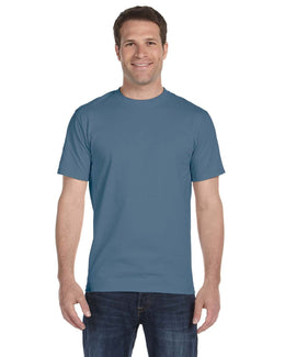 Hanes ComfortSoft 100% Cotton T-Shirt 5280 | Denim Blue - Front