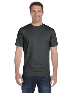Hanes ComfortSoft 100% Cotton T-Shirt 5280 | Charcoal Heather - Front