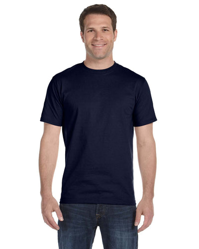 Hanes ComfortSoft 100% Cotton T-Shirt 5280 | Navy - Front
