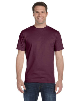 Hanes ComfortSoft 100% Cotton T-Shirt 5280 | Maroon - Front
