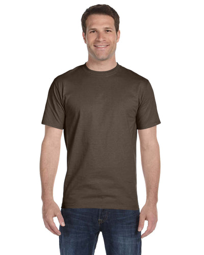 Hanes ComfortSoft 100% Cotton T-Shirt 5280 | Dark Chocolate - Front