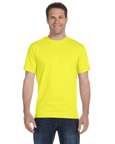 Hanes ComfortSoft 100% Cotton T-Shirt 5280 | Safety Green - Front