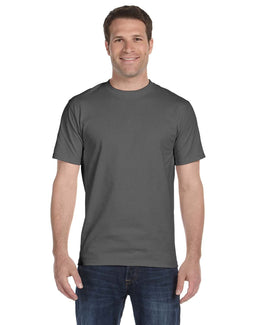 Hanes ComfortSoft 100% Cotton T-Shirt 5280 | Smoke Gray - Front