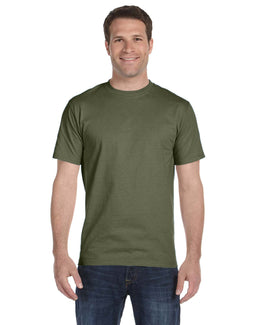 Hanes ComfortSoft 100% Cotton T-Shirt 5280 | Fatigue Green - Front