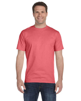 Hanes ComfortSoft 100% Cotton T-Shirt 5280 | Charisma Coral - Front