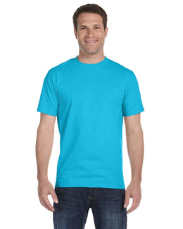 Hanes ComfortSoft 100% Cotton T-Shirt 5280 | Blue Horizon - Front