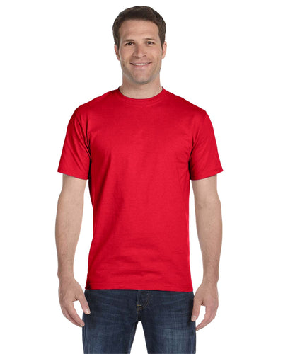 Hanes ComfortSoft 100% Cotton T-Shirt 5280 | Athletic Red - Front