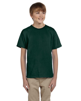 Hanes Youth Heavyweight 50/50 T-Shirts 5370 | Deep Forest - Front