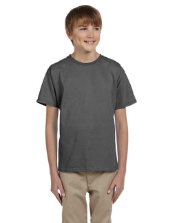 Hanes Youth Heavyweight 50/50 T-Shirts 5370 | Smoke Gray - Front