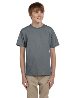 Hanes Youth Heavyweight 50/50 T-Shirts 5370 | Oxford Gray - Front